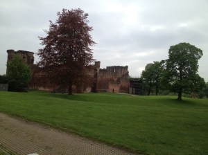 Dad used to speak about playing in the Bothwell Castle ruins as a child. It's located just across the River Clyde from where he lived.