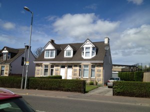 This is the house in Blantyre, Scotland where my father was born